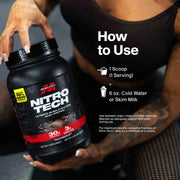 MUSCLETECH Nitrotech Whey Protein 4LB
