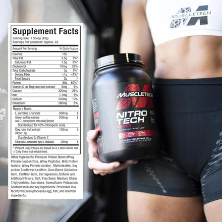 Muscletech Nitro-Tech Ripped 4LBS