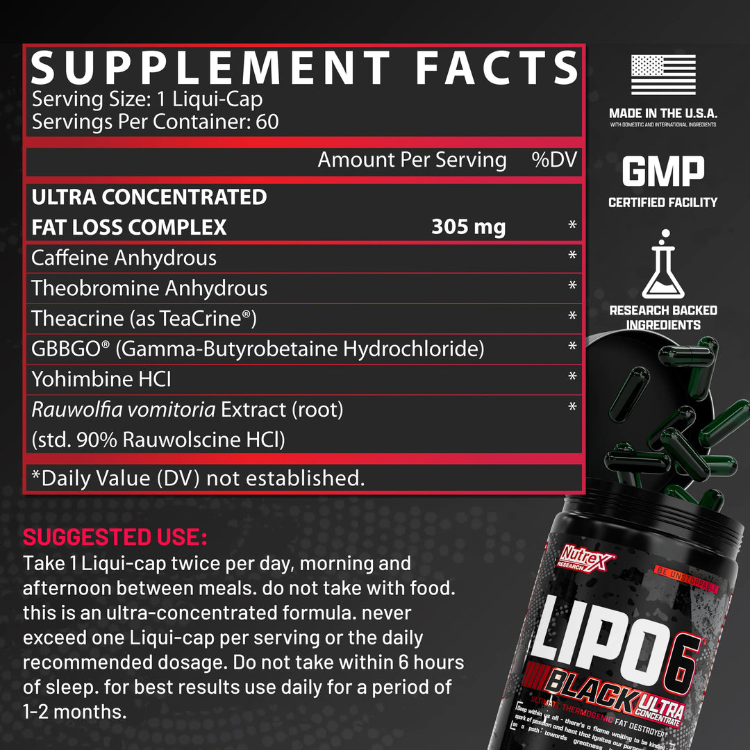Nutrex Lipo 6 black ultra