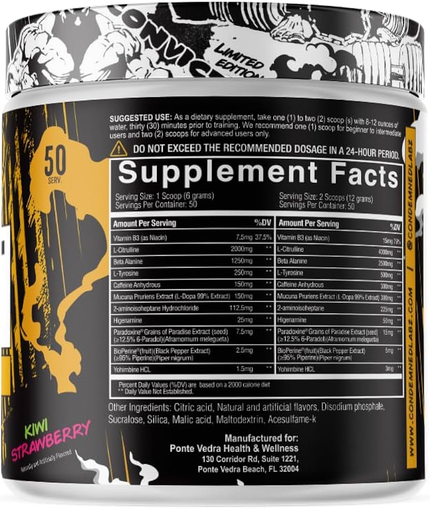 CONVICT New Pre-Workout