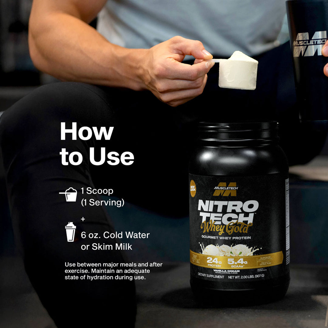 MUSCLETECH Nitrotech 100% Whey Gold 5LB