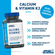 Applied Nutrition Calcium & Vitamin K2