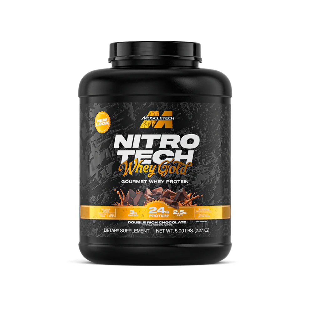 MUSCLETECH Nitrotech 100% Whey Gold 5LB Beast Nutrition Lk