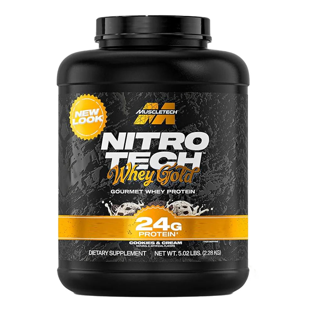 MUSCLETECH Nitrotech 100% Whey Gold 5LB Beast Nutrition Lk